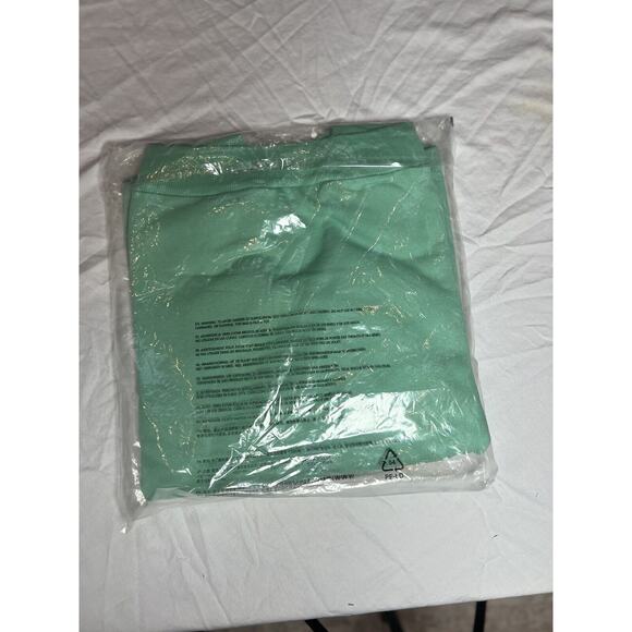 HOMME + FEMME NWT EMBROIDERED ROYAL CREST CREWNECK GREEN MSRP $198 Large *NEW* - Picture 7 of 8